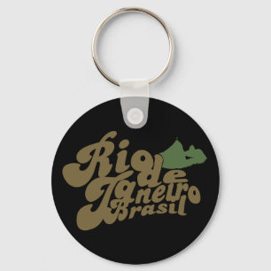 rj / brasil / riodejaneiro schlüsselanhänger