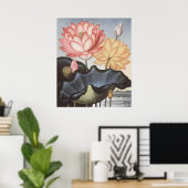 RJ Thornton - Die heilige ägyptische Bean - Lotus Poster (Heimbüro)