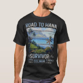 Rjc Road to Hana Survivor Maui Hawaii Trip Adventu T-Shirt (Vorderseite)
