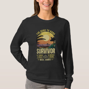 Rjc Straße nach Hana Überlebender Maui Hawaii Reis T-Shirt