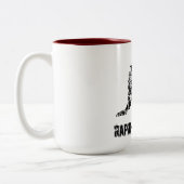 RK Griffin TwoTone Tasse - BLACKlogo (Links)