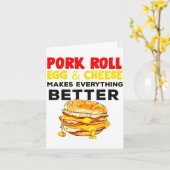 Rk Roll Egg And Cheese New Jersey Pride Nj Foodie Karte (Gelbe Blume)