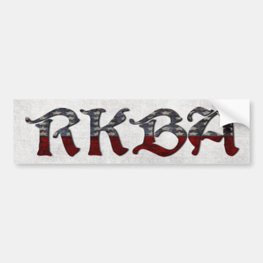 RKBA berichtigen, um Arme zu behalten und zu Autoaufkleber (Vorne)