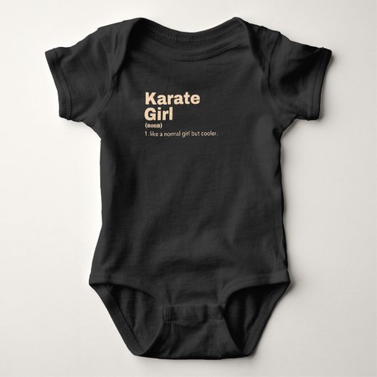 rl - Karate Baby Strampler (Vorderseite)