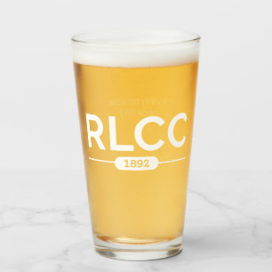 RLCC Logo Pint Glasses - Weiß Glas