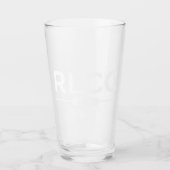 RLCC Logo Pint Glasses - Weiß Glas (Vorderseite)
