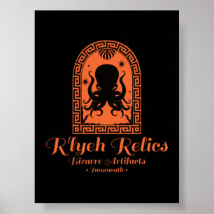 R'lyeh Relics Innsmouth Antiques Poster
