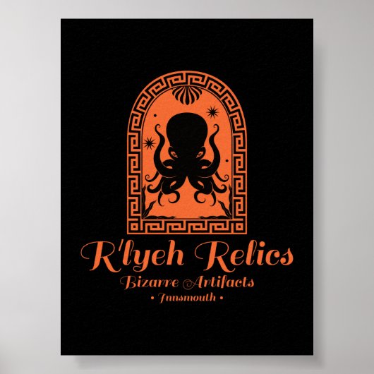 R'lyeh Relics Innsmouth Antiques Poster (Vorne)