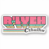R'lyeh Retro Label Cthulhu (Vorderseite)