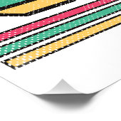 R'lyeh Retro Label Cthulhu Poster (Ecke)