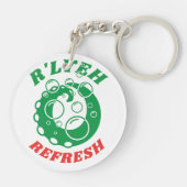 R'lyeh Wäschetrockner Unterkunft Lovecraft Schlüsselanhänger (Rückseite)