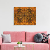 RM A 15 überzogene Canvas Leinwanddruck (Insitu (Wohnzimmer))