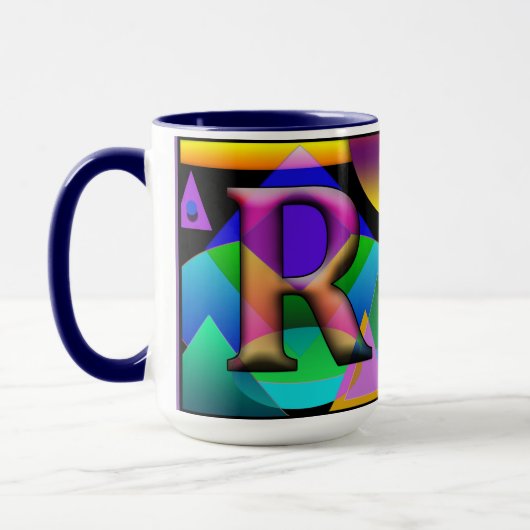 RM mit Monogramm Kaffee-Tasse Tasse (Links)