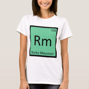 Rm - Rocky Mountain Passgangpferd Chemie-Element T-Shirt