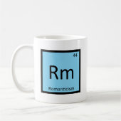 Rm - Romantikismus Kunst Chemie Periodische Tabell Kaffeetasse (Links)