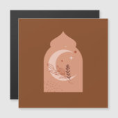 Rmadan Kareem Aesthetic Boho Fleece Blanket Throw Magnetkarte (Vorne/Hinten)