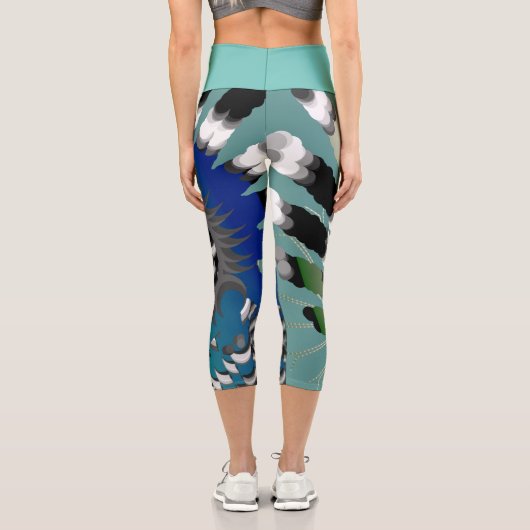RMdesignflo55 High Waisted Capris (Rückseite)