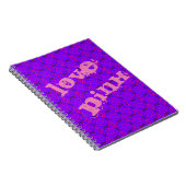 rmdesignflo55 LIEBE PINK MANDALA NOTEBOOK Notizblock (Rechte Seite)