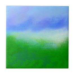 RMdesignflo55 NIEDLICH SKY BLUE GREEN Fliese