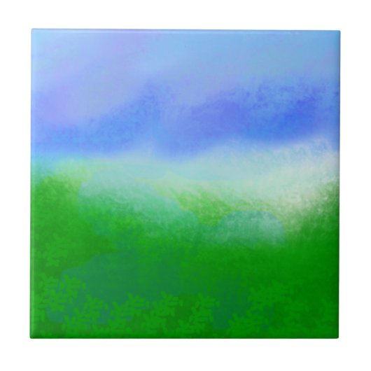 RMdesignflo55 NIEDLICH SKY BLUE GREEN Fliese (Vorderseite)