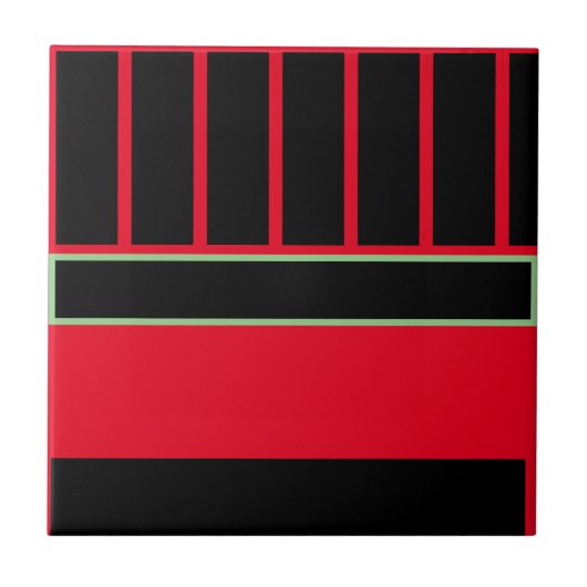 RMdesignflo5 CeramicTile coler Rrd- Sage- Black Fliese (Vorderseite)