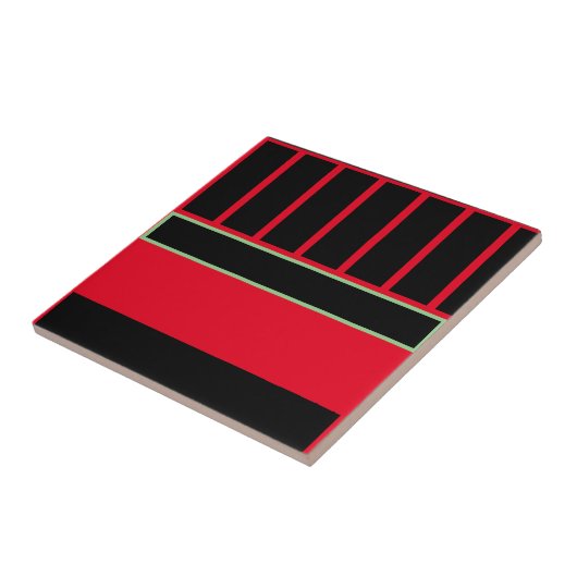 RMdesignflo5 CeramicTile coler Rrd- Sage- Black Fliese (Seite)