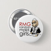 RMG gelegentliche Mädchen-Mädchen Button (Vorne & Hinten)