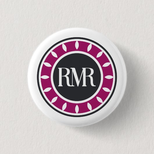 RMR-Logo Pinwheel-Button - 1 1/4" Durchmesser Button (Vorderseite)