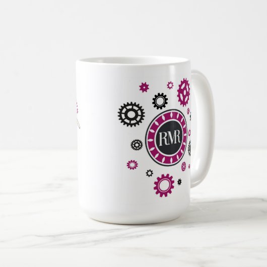 RMR Textures Rock 15 oz Tasse (VorderseiteRechts)