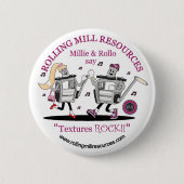 RMR Textures Rock Button - 2,25" Durchmesser (Vorderseite)