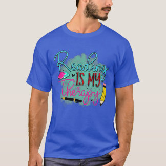 Rms003318 Lesen ist meine Therapie T-Shirt