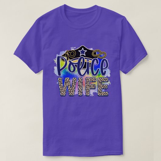 Rms004810 polizeiliche Ehefrau T-Shirt (Design vorne)