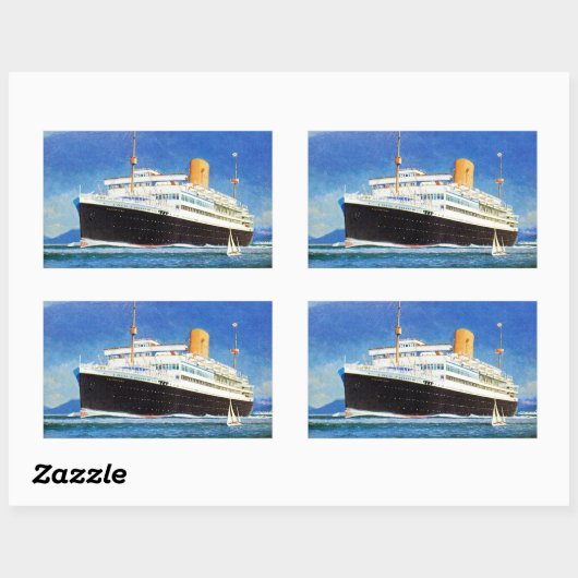 RMS Alcantara Rechteckiger Aufkleber (Blatt)