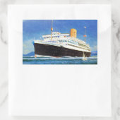 RMS Alcantara Rechteckiger Aufkleber (Tasche)