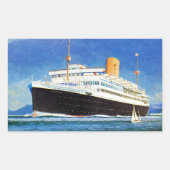 RMS Alcantara Rechteckiger Aufkleber (Vorderseite)