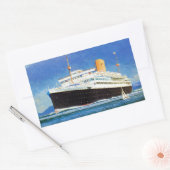 RMS Alcantara Rechteckiger Aufkleber (Umschlag)