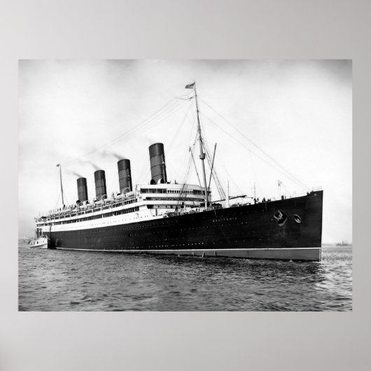 RMS Aquitania Poster (Vorne)