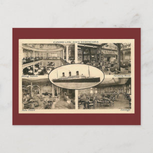 RMS Berencaria, Cunard Line, Fahrgastschiff, 1924 Postkarte