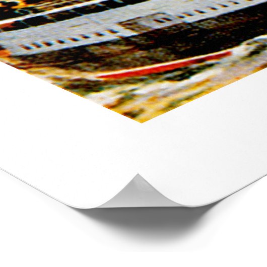 RMS Berengaria Poster (Ecke)