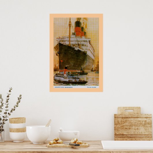 RMS Berengaria Poster (Küche)