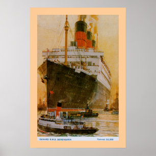 RMS Berengaria Poster