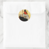 RMS Berengaria Runder Aufkleber (Tasche)