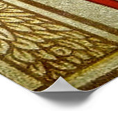 RMS Berengaria Vintag Cunard Line Poster (Ecke)