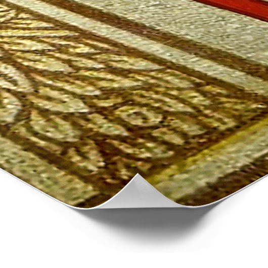 RMS Berengaria Vintag Cunard Line Poster (Ecke)