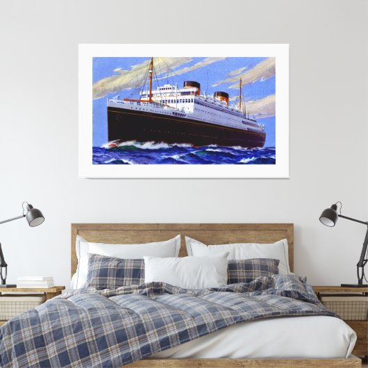 RMS Britannic ~ XL Leinwanddruck (Insitu (Schlafzimmer))