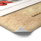 RMS CARONIA (1905) Cutaway/Inboard Profile Poster (Ecke)