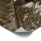 RMS Carpathia in New York Poster (Ecke)