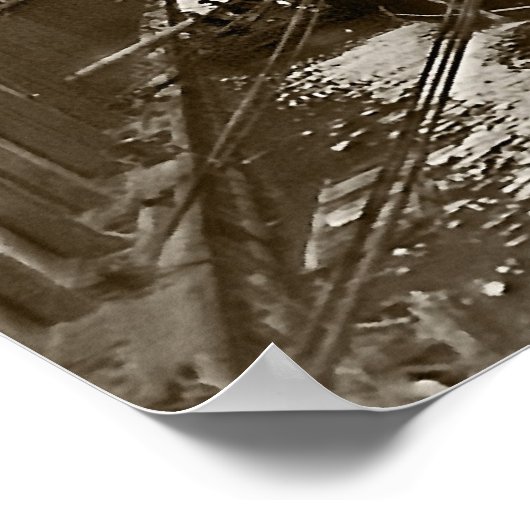 RMS Carpathia in New York Poster (Ecke)