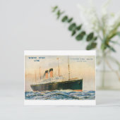 RMS Celtic Postkarte (Stehend Vorderseite)
