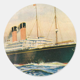 RMS Celtic Runder Aufkleber